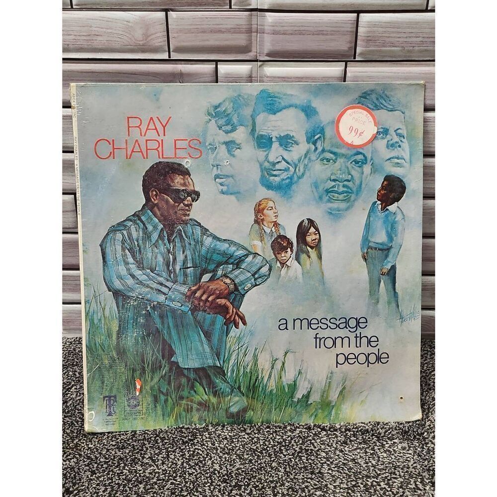RAY CHARLES A MESSAGE FROM THE PEOPLE  RARE LP RECORD vinyl-Sealed